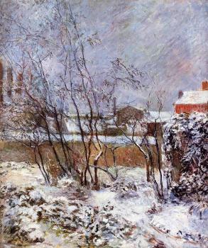 保羅 高更 Snow, Rue Carcel 保羅 高更 Snow, Rue Carcel